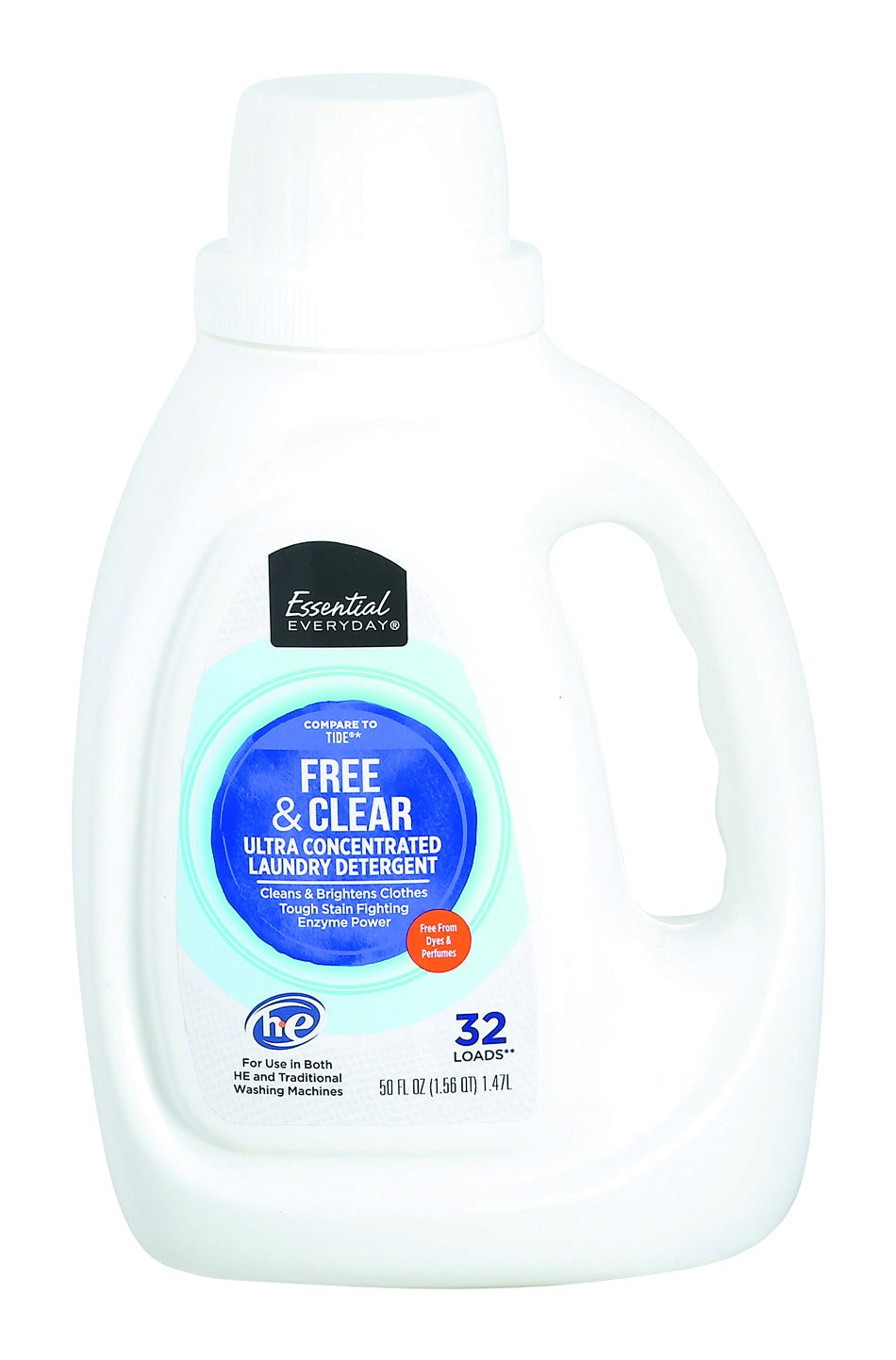 Essential Everyday Free & Clear Ultra Concentrated Laundry Detergent