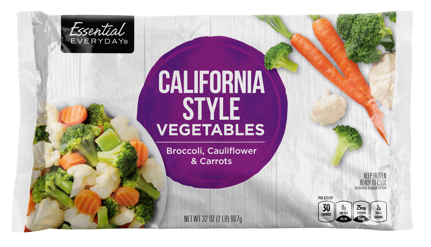 Essential Everyday California Style Vegetables