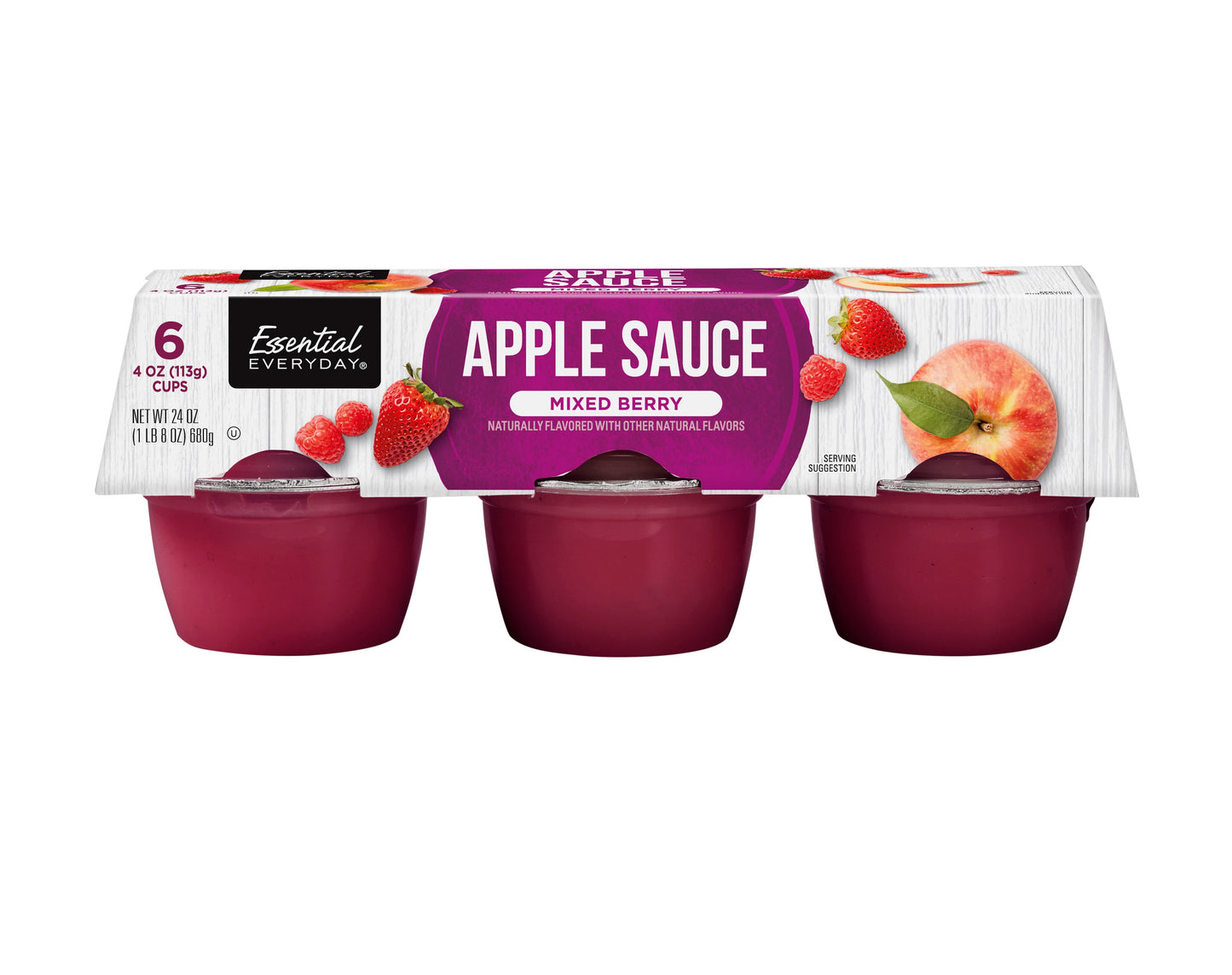 Essential Everyday Apple Sauce, Mixed Berries
