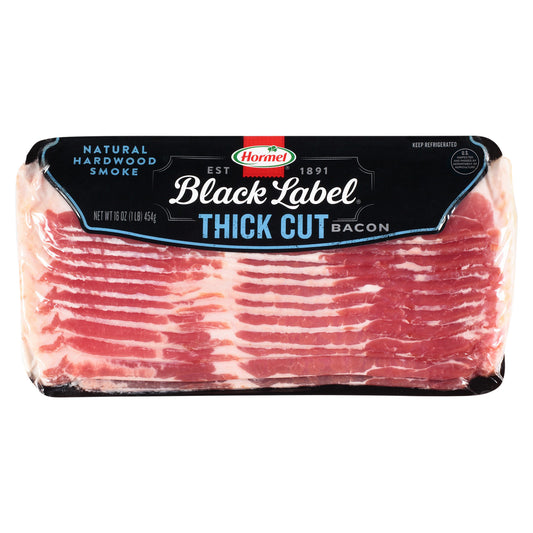 HORMEL BLACK LABEL Thick Cut Bacon, 1 lb