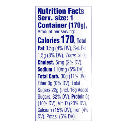 YoCrunch Vanilla Low Fat Yogurt with OREO(R) Cookie Pieces, 6 OZ Yogurt Cup