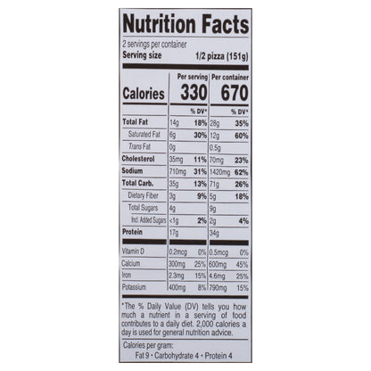 Roma Original Sausage Pizza 10.65 oz