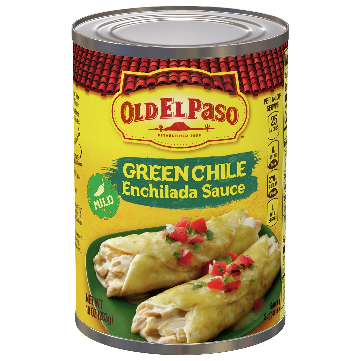Old El Paso Mild Green Chile Enchilada Sauce, 1 ct., 10 oz.