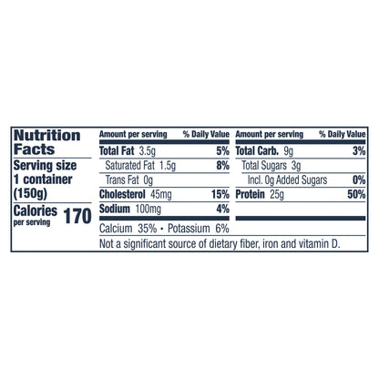 Ratio Yogurt Protein Cultured Dairy Snack, Strawberry, 25g Protein, 5.3 OZ