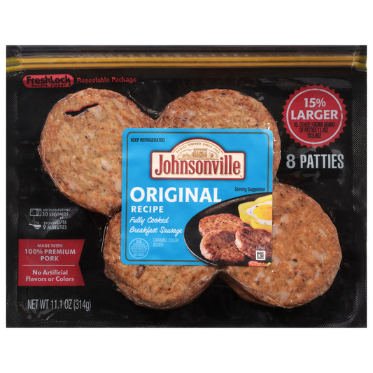Johnsonville Original Recipe Patties 8 Each