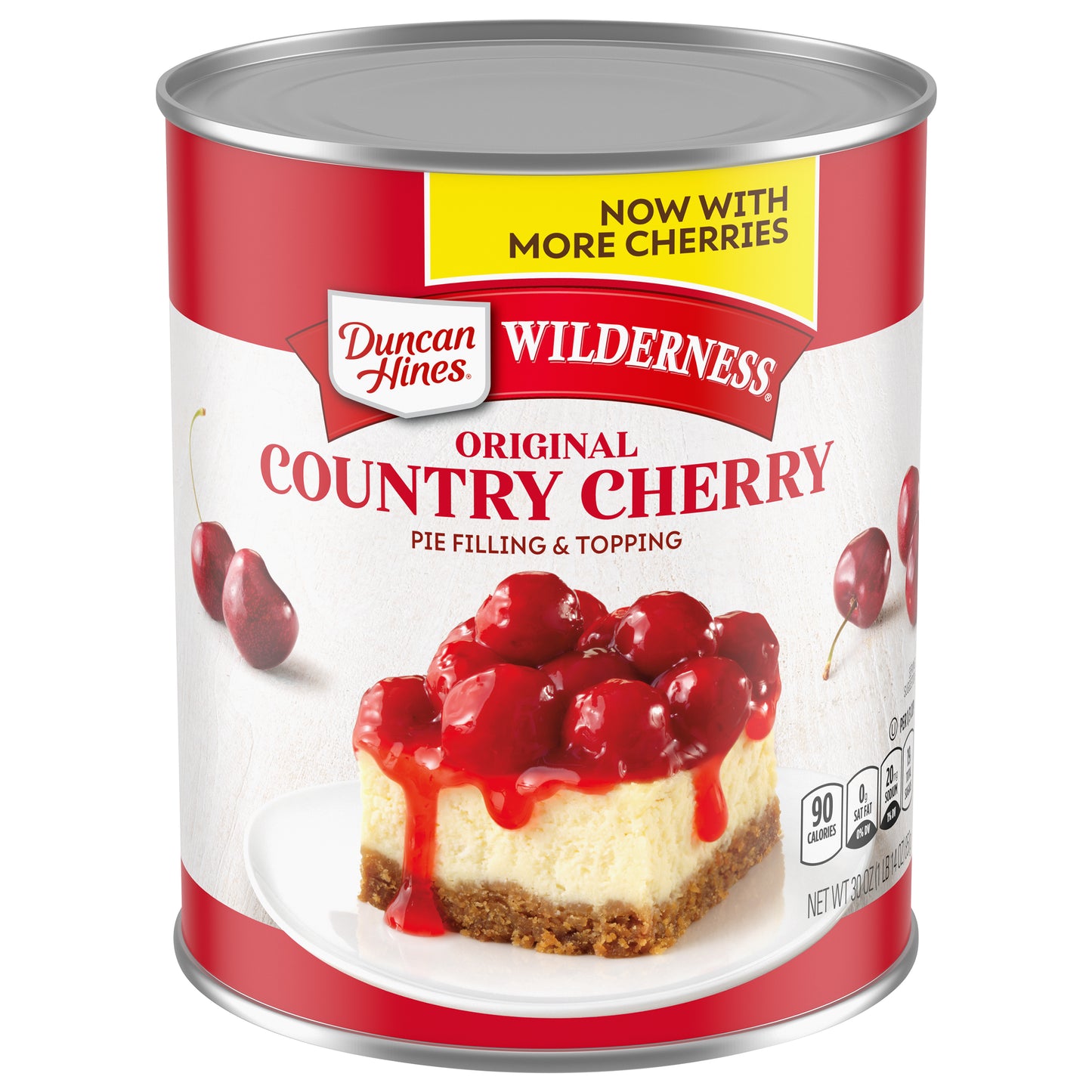 Duncan Hines Wilderness Original Country Cherry Pie Filling and Topping, 21 oz.