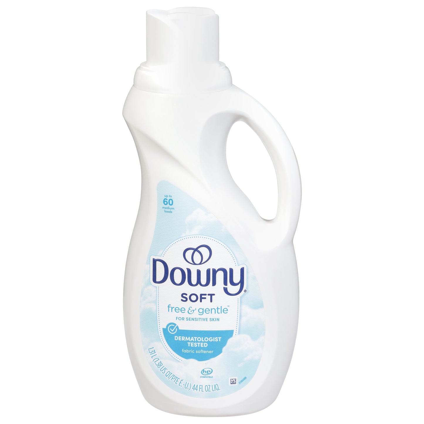 Downy Free & Gentle HE Soft Fabric Softener 1.38 qt