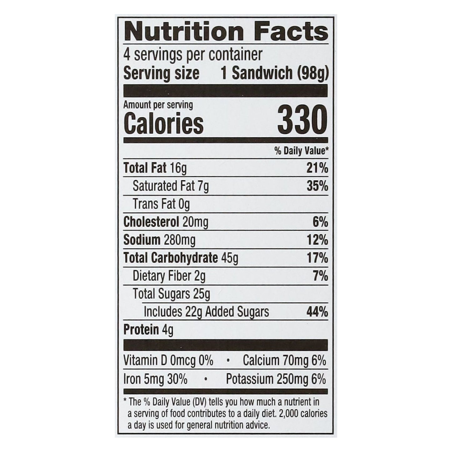 Kemps Chocolate Fudge Cookie Sandwiches 4 - 4.5 fl oz Sandwiches