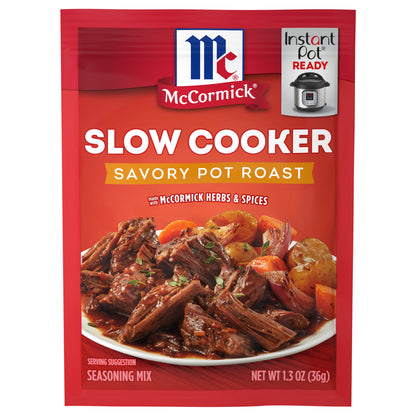 McCormick Slow Cooker Pot Roast Seasoning Mix - Savory, 1.3 oz