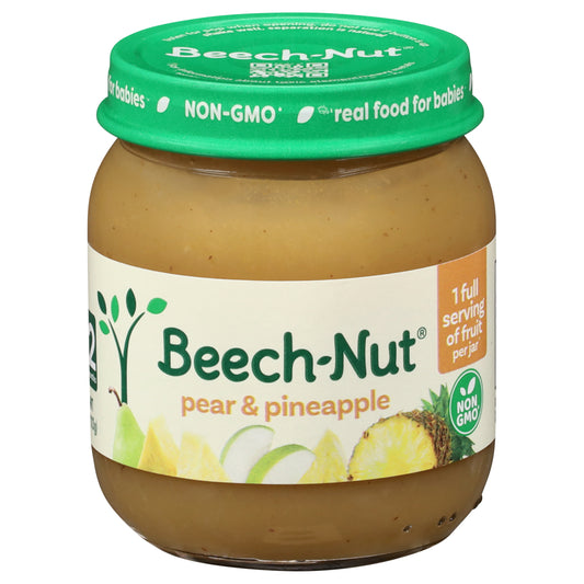 Beech-Nut Stage 2 (6+ Months) Pear & Pineapple 4 oz