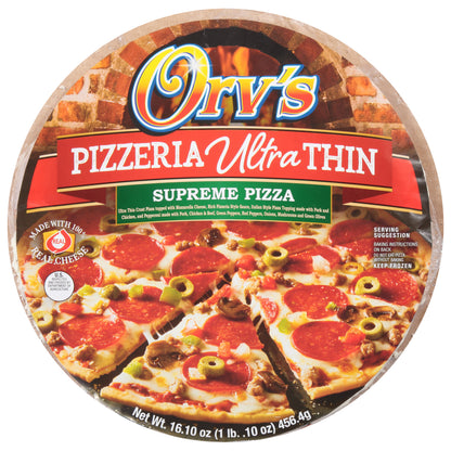 Orv's Pizzeria Ultra Thin Supreme Pizza 16.10 oz