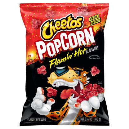 Cheetos Popcorn Flavored Popcorn Flamin' Hot Flavored 6 1/2 Oz
