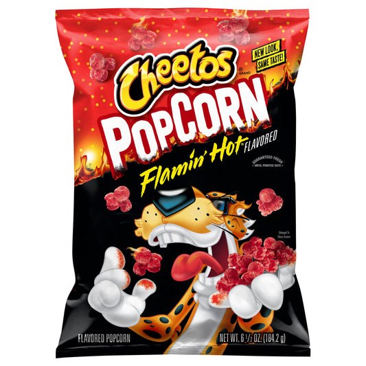 Cheetos Popcorn Flavored Popcorn Flamin' Hot Flavored 6 1/2 Oz