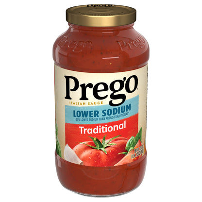 Prego Traditional Lower Sodium Italian Sauce 23.5 oz