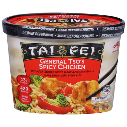 Tai Pei General Tso's General Tso's Spicy Chicken 11 oz