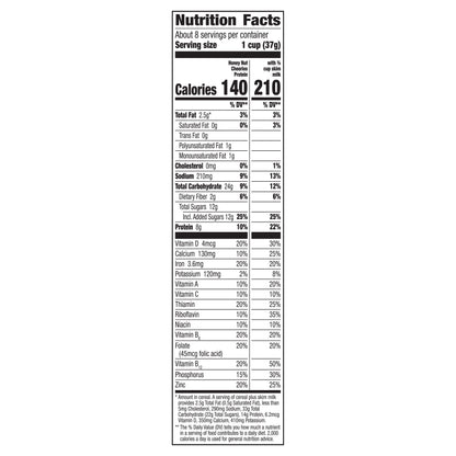 Cheerios Protein Honey Nut Breakfast Cereal