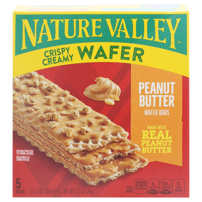 Nature Valley Creamy Crispy Peanut Butter Wafer Bars Pouch 5 ea