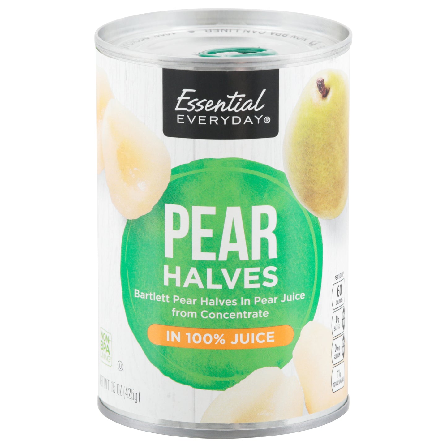 Essential Everyday Halves Peach in 100% Juice 15 oz