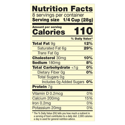 Sargento® Shredded Sharp Natural Cheddar Cheese, Traditional Cut, 8 oz.