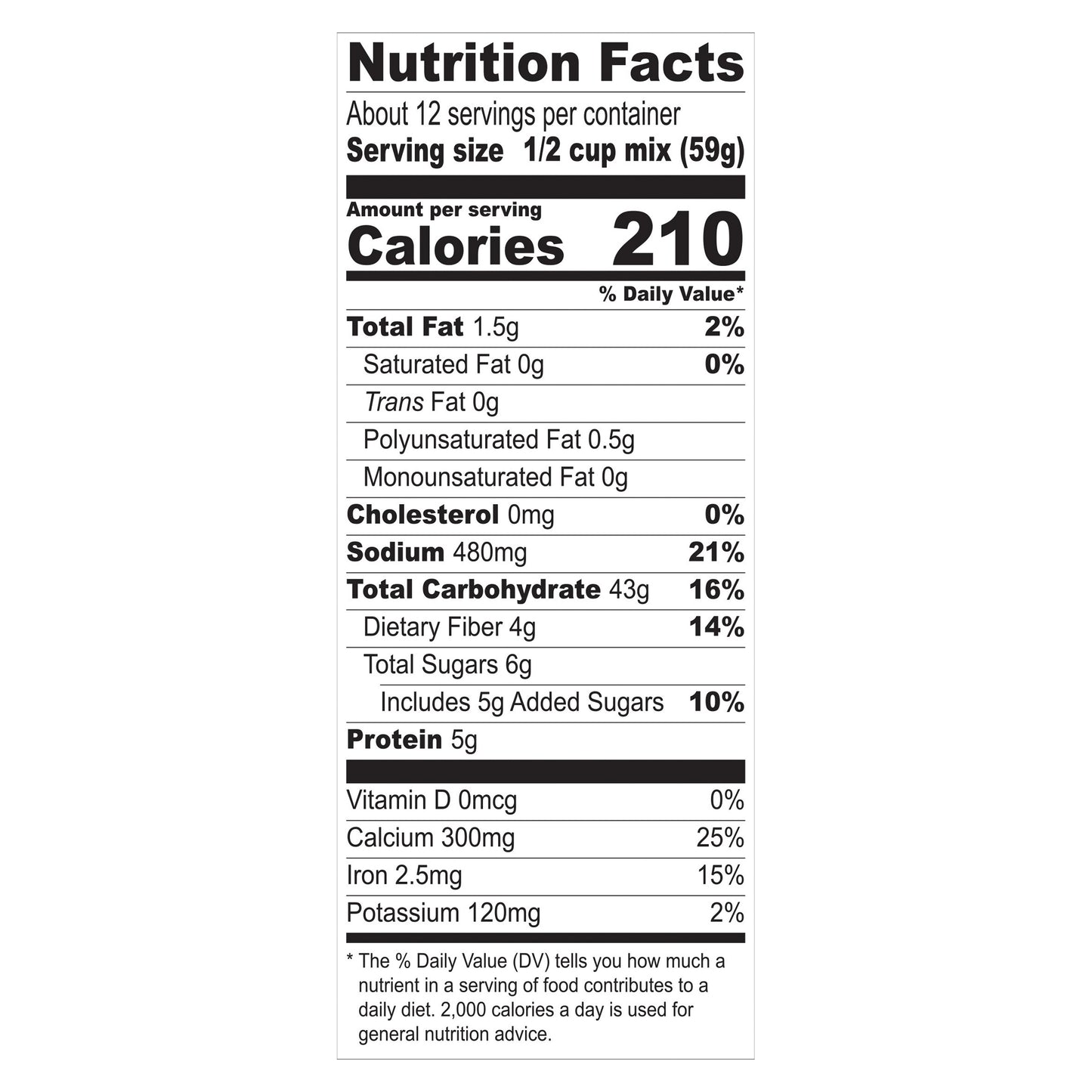 Krusteaz Heart Healthy Buttermilk Pancake & Waffle Mix, 25.2 oz
