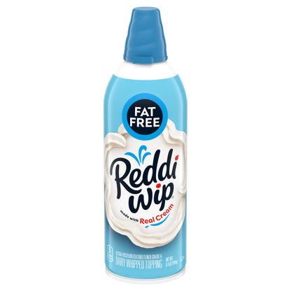 Reddi-wip Fat Free Whipped Topping Made with Real Cream, 6.5 oz.