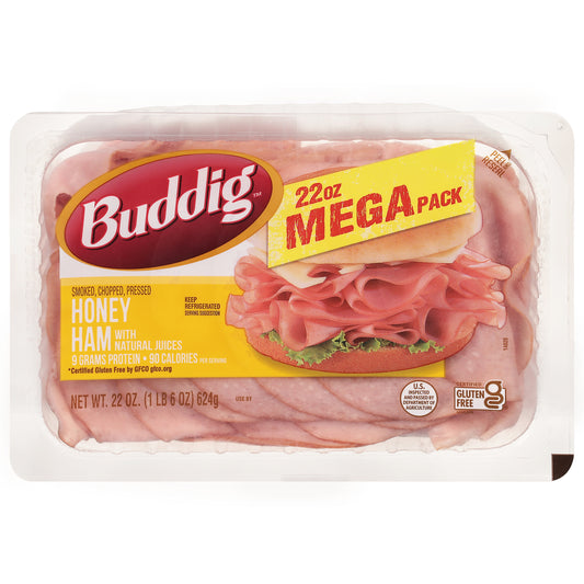 Buddig Honey Ham with Natural Juices Mega Pack 22 oz