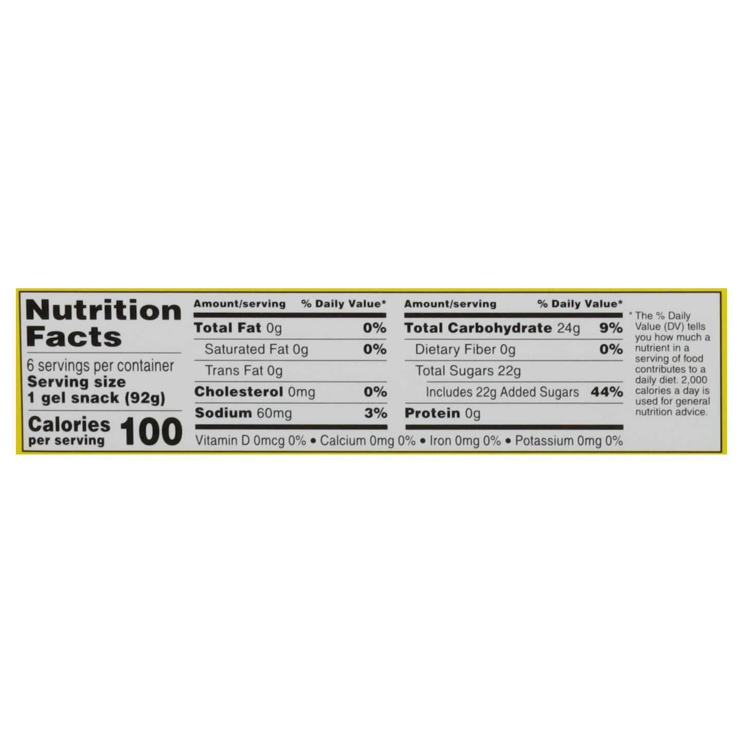Snack Pack Sour Patch Kids Blue Raspberry Juicy Gels 6 - 3.25 oz Cups