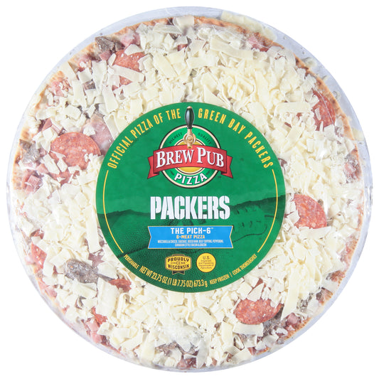 Brew Pub Pizza Packers The Pick-6 Pizza 23.75 oz