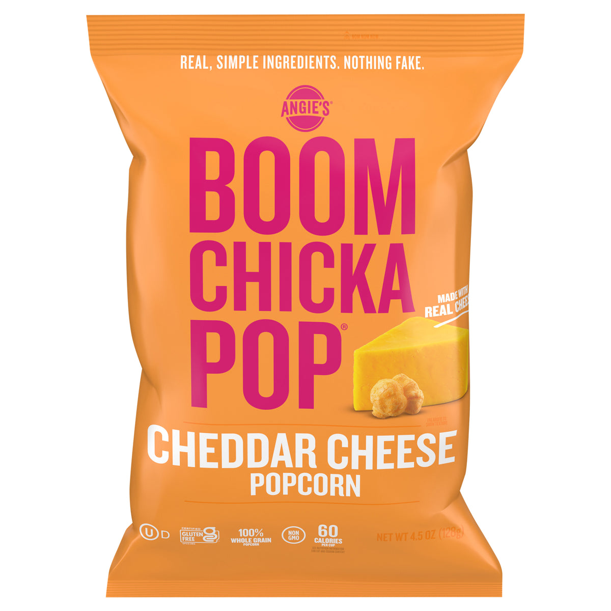 Angie's BOOMCHICKAPOP Cheddar Cheese Popcorn, 4.5 oz.