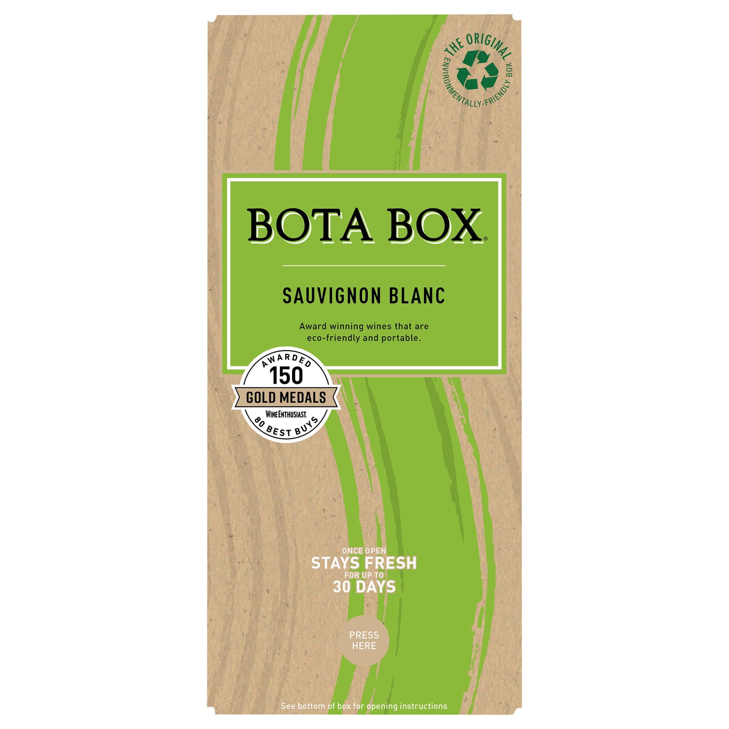 Bota Box Sauvignon Blanc White Wine, 3L (equals 4 x 750ml bottles), 12.5% ABV