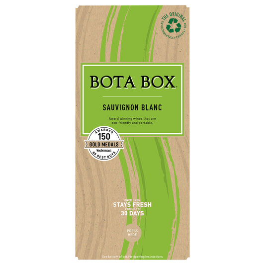 Bota Box Sauvignon Blanc White Wine, 3L (equals 4 x 750ml bottles), 12.5% ABV