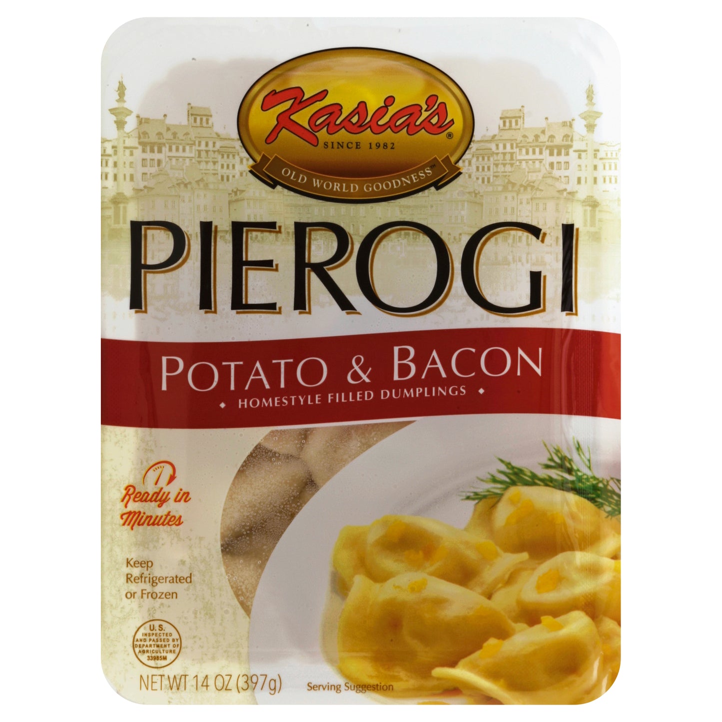 Kasia's Pierogi 14 oz - Potato Bacon
