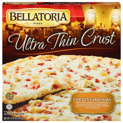 Bellatoria Ultra Thin Crust Chicken Carbonara Pizza 14.49 oz