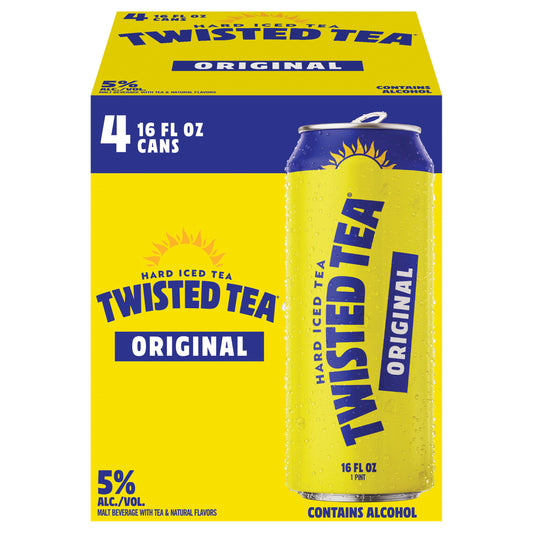 Twisted Tea Original, Hard Iced Tea (16 fl. oz. Can, 4pk.)