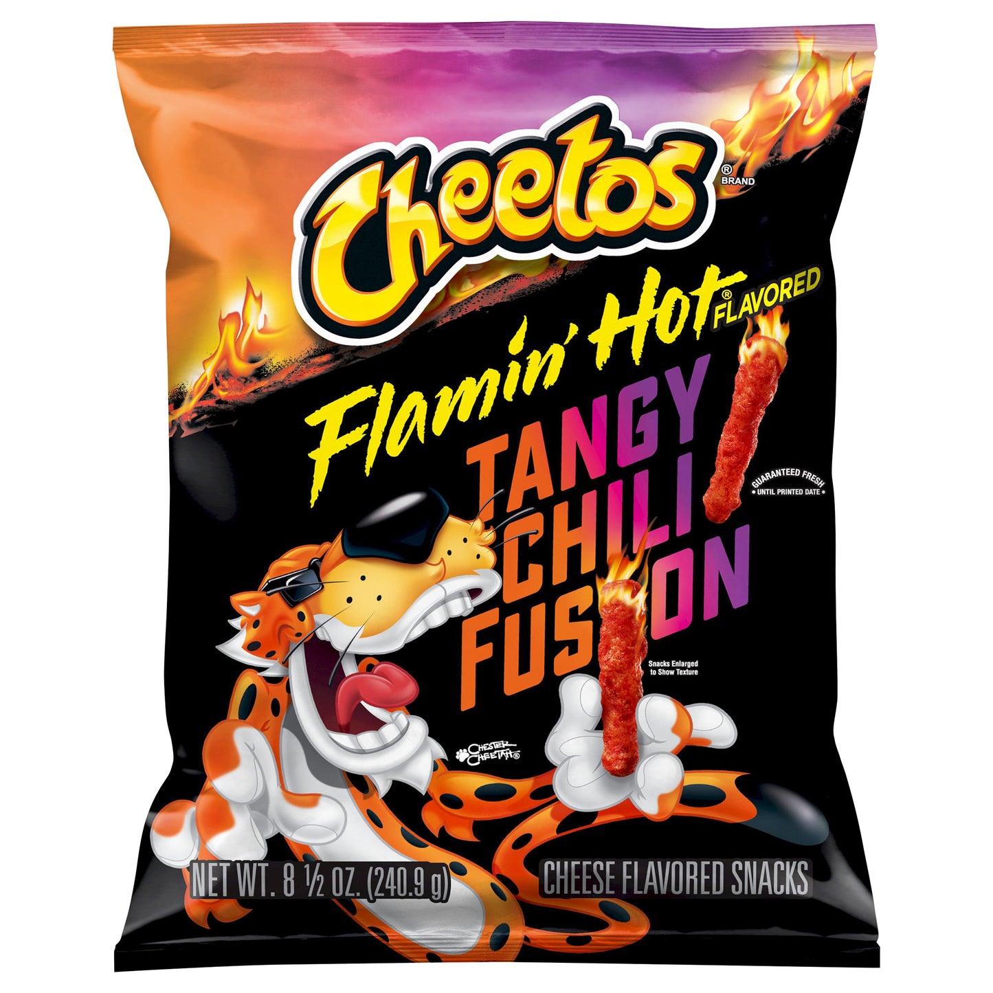 Cheetos Cheese Flavored Snacks Flamin Hot Flavored 8 1/2 Oz