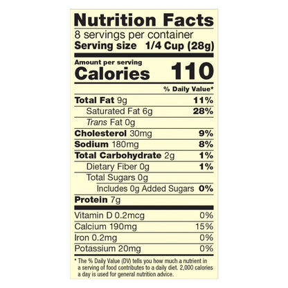 Sargento® Shredded Sharp Natural Cheddar Cheese, 8 oz.
