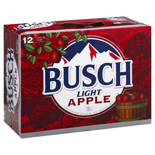 Busch Light Apple Beer 12 ea