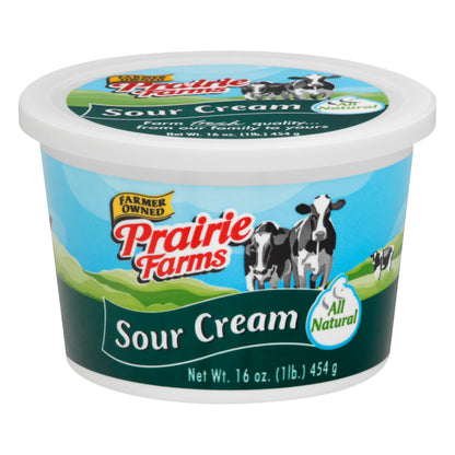 Prairie Farms All Natural Sour Cream 16 oz