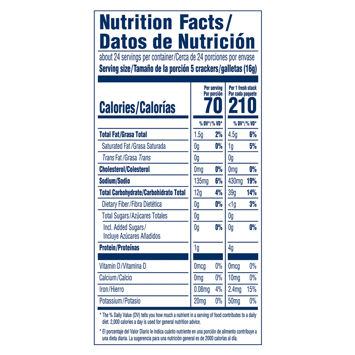 Premium Original Fresh Stacks Saltine Crackers, 13.6 oz