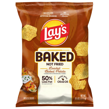 Lay's Baked Potato Crisps Loaded Baked Potato, 6 1/4 Oz