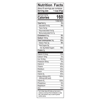 Honey Bunches of Oats Vanilla Cereal 12 oz