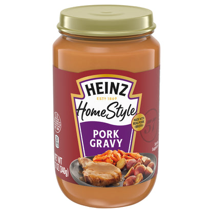 Heinz HomeStyle Pork Gravy, 12 oz Jar