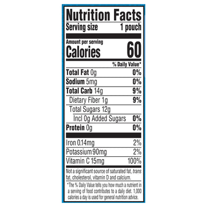 Gerber Natural for Toddler Generic Carton R010 6-3.5oz Pouches 1.31LBS (594g)