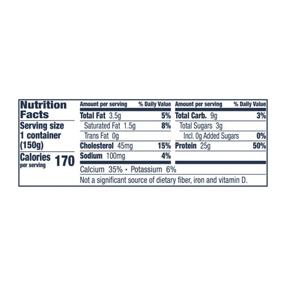 Ratio Protein Yogurt Cultured Dairy Snack, Strawberry Cheesecake, 25g Protein, 5.3 oz