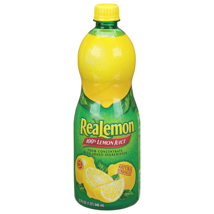 ReaLemon Natural Strength 100% Lemon Juice 32 fl oz