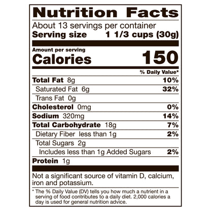 Bugles Crispy Corn Snacks, Original Flavor, Family Size Snack Bag, 14.5 oz