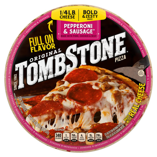 Tombstone Pepperoni & Sausage Original Pizza 19.4 oz