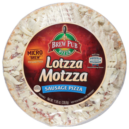 Brew Pub Pizza Lotzza Motzza Sausage Pizza 11.95 oz