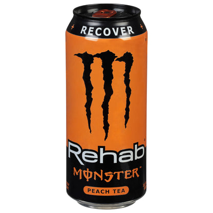 Rehab Monster Peach Tea Energy Drink 15.5 fl oz