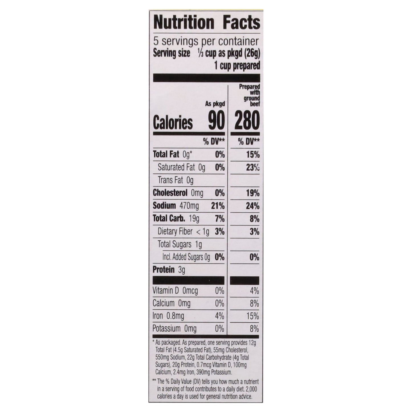 Hamburger Helper Deluxe Philly Cheesesteak Pasta & Cheesy Sauce Mix 4.8 oz